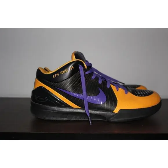 Nike Kobe 4 Sneakers Size 14 2009 Custom 1 of 1 Commemorative Sneakers - Picture 5 of 9